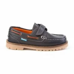 Comfort Heels Sales -Comfort Heels Sales boys leather school boat shoes velcro thick sole 804 navy by angelitos 1
