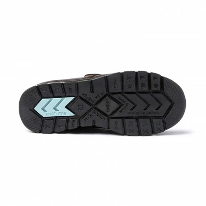 Boys Leather School Shoes Reinforced Toe Velcro 453 Chocolate, By AngelitoS 6 Boys Leather School Shoes Reinforced Toe Velcro 453 Chocolate, By AngelitoS - Image 4