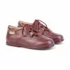 Childrens Boy Girl Leather School English Shoes Lace-up 505 Burgundy, By AngelitoS -Comfort Heels Sales childrens boy girl leather school english shoes lace up 505 burgundy by angelitos