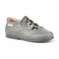 Childrens Boy Girl Leather School English Shoes Lace-up 505 Grey, By AngelitoS 9 Childrens Boy Girl Leather School English Shoes Lace-up 505 Grey, By AngelitoS -Comfort Heels Sales childrens boy girl leather school english shoes lace up 505 grey by angelitos 2