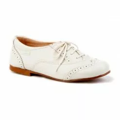 Childrens Boy Leather Oxford School Shoes Lace-up 1394 Beige, By AngelitoS -Comfort Heels Sales childrens boy leather oxford school shoes lace up 1394 beige by angelitos 2