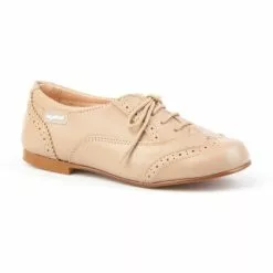 Childrens Boy Leather Oxford School Shoes Lace-up 1394 Camel, By AngelitoS -Comfort Heels Sales childrens boy leather oxford school shoes lace up 1394 camel by angelitos 2