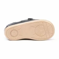 Childrens Boy Leather School Boat Shoes Velcro Rounded Toe 354 Navy, By AngelitoS -Comfort Heels Sales childrens boy leather school boat shoes velcro rounded toe 354 navy by angelitos 3