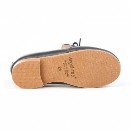 Childrens Boy Leather School Shoes Lace-up 1393 Navy, By AngelitoS 6 Childrens Boy Leather School Shoes Lace-up 1393 Navy, By AngelitoS - Image 4