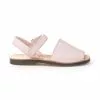 Girls Nappa Leather Menorcan Sandals Velcro 202 Pink, By AngelitoS -Comfort Heels Sales girls nappa leather menorcan sandals velcro 202 pink by angelitos