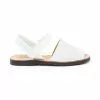 Girls Patent And Glitter Leather Menorcan Sandals Velcro 208 White, By AngelitoS -Comfort Heels Sales girls patent and glitter leather menorcan sandals velcro 208 white by angelitos
