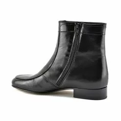 Man Leather Ankle Boots Leather Sole Leather Linning 5205 Black, By Latino -Comfort Heels Sales man leather ankle boots leather sole leather linning 5205 black by latino 2