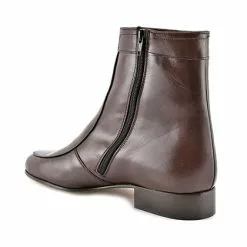 Man Leather Ankle Boots Leather Sole Leather Linning 5205 Mahogany, By Latino -Comfort Heels Sales man leather ankle boots leather sole leather linning 5205 mahogany by latino 2