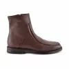 Man Leather Ankle Boots Rubber Sole Shearling Linning 6825 Mahogany, By Latino -Comfort Heels Sales man leather ankle boots rubber sole shearling linning 6825 mahogany by latino