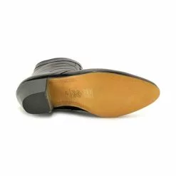 Man Leather Cuban Heel Ankle Boots Leather Sole Leather Linning 508 Black, By Latino -Comfort Heels Sales man leather cuban heel ankle boots leather sole leather linning 508 black by latino 3