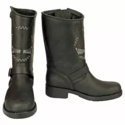 Comfort Heels Sales -Comfort Heels Sales men biker boots by johnny bulls 17828 black 1