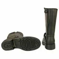 Men Biker Boots By Johnny Bulls 17828 BLACK -Comfort Heels Sales men biker boots by johnny bulls 17828 black 2