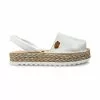 Woman Leather And Glitter Menorcan Sandals Platform Padded Insole 1251 White, By Eva Mañas -Comfort Heels Sales woman leather and glitter menorcan sandals platform padded insole 1251 white by eva manas