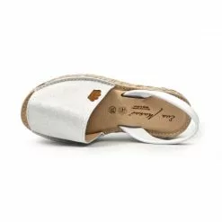 Woman Leather And Glitter Menorcan Sandals Platform Padded Insole 1251 White, By Eva Mañas 12 Woman Leather And Glitter Menorcan Sandals Platform Padded Insole 1251 White, By Eva Mañas -Comfort Heels Sales woman leather and glitter menorcan sandals platform padded insole 1251 white by eva manas 4