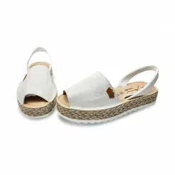 Woman Leather And Glitter Menorcan Sandals Platform Padded Insole 1251 White, By Eva Mañas 13 Woman Leather And Glitter Menorcan Sandals Platform Padded Insole 1251 White, By Eva Mañas -Comfort Heels Sales woman leather and glitter menorcan sandals platform padded insole 1251 white by eva manas 5