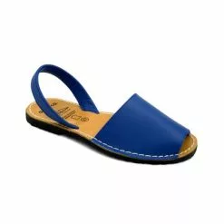 Woman Leather Basic Menorcan Sandals 201-S Blue, By C. Ortuño -Comfort Heels Sales woman leather basic menorcan sandals 201 s blue by c ortuno 1