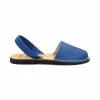 Woman Leather Basic Menorcan Sandals 201-S Blue, By C. Ortuño