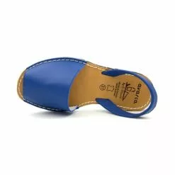 Woman Leather Basic Menorcan Sandals 201-S Blue, By C. Ortuño -Comfort Heels Sales woman leather basic menorcan sandals 201 s blue by c ortuno 2