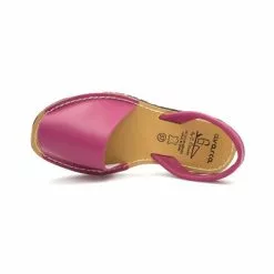 Woman Leather Basic Menorcan Sandals 201-S Fuchsia, By C. Ortuño -Comfort Heels Sales woman leather basic menorcan sandals 201 s fuchsia by c ortuno 2