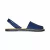 Woman Leather Basic Menorcan Sandals 201-S Navy, By C. Ortuño