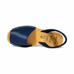 Woman Leather Basic Menorcan Sandals 201-S Navy, By C. Ortuño -Comfort Heels Sales woman leather basic menorcan sandals 201 s navy by c ortuno 2