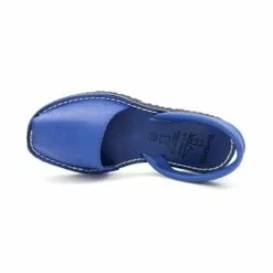Woman Leather Menorcan Sandals Colour Insole 2010-S Blue, By C. Ortuño -Comfort Heels Sales woman leather menorcan sandals colour insole 2010 s blue by c ortuno 2