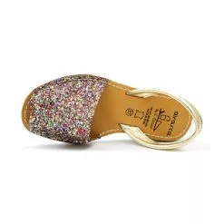 Woman Leather Wedged Menorcan Sandals Glitter 1275 Multi, By C. Ortuño -Comfort Heels Sales woman leather wedged menorcan sandals glitter 1275 multi by c ortuno 2