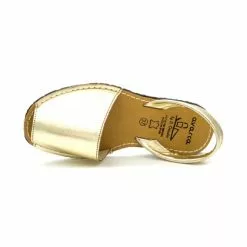 Woman Metallic Leather Menorcan Sandals 190AV Gold, By C. Ortuño 9 Woman Metallic Leather Menorcan Sandals 190AV Gold, By C. Ortuño -Comfort Heels Sales woman metallic leather menorcan sandals 190av gold by c ortuno 2