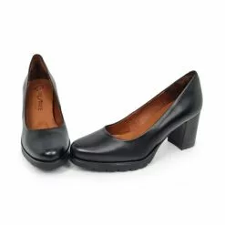 Women's Leather Comfort Pumps Padded Insole LEURY9 Black, By Desireé -Comfort Heels Sales women s leather comfort pumps padded insole leury9 black by desiree 3