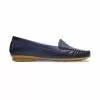 Women Soft Leather Loafers 903CA Navy, By Casual
