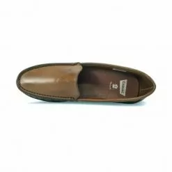 Women Soft Leather Wedged Loafers 1701 Brown, By Casual -Comfort Heels Sales women soft leather wedged loafers 1701 brown by casual 5