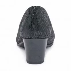 Womens Comfort Leather Pumps Patent Toe Removable Insole 93 Black, By TuPié -Comfort Heels Sales womens comfort leather pumps patent toe removable insole 93 black by tupie 3