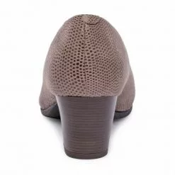 Womens Comfort Leather Pumps Patent Toe Removable Insole 93 Taupe, By TuPié -Comfort Heels Sales womens comfort leather pumps patent toe removable insole 93 taupe by tupie 3