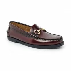 Womens Florentik Leather Beefroll Chain Loafers Rubber Sole 504 Burgundy, By María Tovar -Comfort Heels Sales womens florentik leather beefroll chain loafers rubber sole 504 burgundy by maria tovar 2