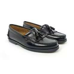 Womens Florentik Leather Beefroll Tassels Loafers Rubber Sole 507 Black, By María Tovar -Comfort Heels Sales womens florentik leather beefroll tassels loafers rubber sole 507 black by maria tovar 5