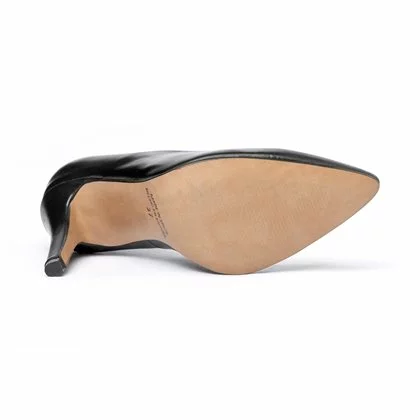 Womens Nappa Leather High Heeled Pumps 1494 Black, By Eva Mañas 6 Womens Nappa Leather High Heeled Pumps 1494 Black, By Eva Mañas - Image 4