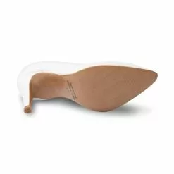 Womens Nappa Leather High Heeled Pumps 1494 White, By Eva Mañas -Comfort Heels Sales womens nappa leather high heeled pumps 1494 white by eva manas 3