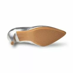 Womens Nappa Leather High Heeled Pumps 1500 Silver, By Eva Mañas -Comfort Heels Sales womens nappa leather high heeled pumps 1500 silver by eva manas 3