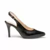 Womens Nappa Leather High Heeled Slingback Pumps 1495 Black, By Eva Mañas -Comfort Heels Sales womens nappa leather high heeled slingback pumps 1495 black by eva manas