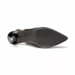 Womens Nappa Leather High Heeled Slingback Pumps 1495 Black, By Eva Mañas -Comfort Heels Sales womens nappa leather high heeled slingback pumps 1495 black by eva manas 3