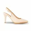 Womens Nappa Leather High Heeled Slingback Pumps 1495 Nude, By Eva Mañas -Comfort Heels Sales womens nappa leather high heeled slingback pumps 1495 nude by eva manas