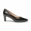 Womens Nappa Leather Medium Heeled Comfort Pumps 1498 Black, By Desireé -Comfort Heels Sales womens nappa leather medium heeled comfort pumps 1498 black by desiree