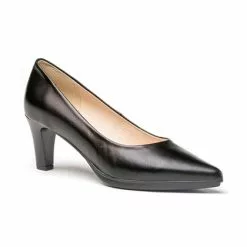 Womens Nappa Leather Medium Heeled Comfort Pumps 1498 Black, By Desireé -Comfort Heels Sales womens nappa leather medium heeled comfort pumps 1498 black by desiree 2
