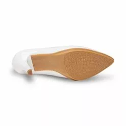 Womens Patent Leather High Heeled Pumps 1499 White, By Eva Mañas -Comfort Heels Sales womens patent leather high heeled pumps 1499 white by eva manas 3