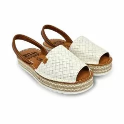 Womens Platform Braided Leather Menorcan Sandals Padded Insole 10462 White, By C. Ortuño 11 Womens Platform Braided Leather Menorcan Sandals Padded Insole 10462 White, By C. Ortuño -Comfort Heels Sales womens platform braided leather menorcan sandals padded insole 10462 white by c ortuno 4