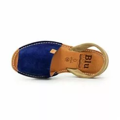 Womens Platform Split Leather Menorcan Sandals Padded Insole 15202 Navy, By C. Ortuño -Comfort Heels Sales womens platform split leather menorcan sandals padded insole 15202 navy by c ortuno 4