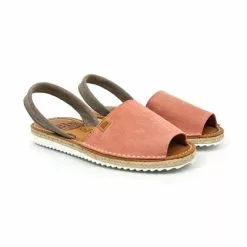 Womens Platform Split Leather Menorcan Sandals Padded Insole 15202 Pink, By C. Ortuño -Comfort Heels Sales womens platform split leather menorcan sandals padded insole 15202 pink by c ortuno 5